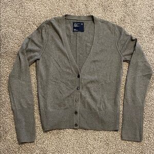 American Eagle Outfitters Medium Charcoal Cardigan